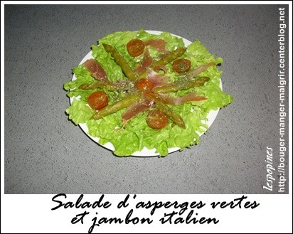 Salade d'asperges vertes et jambon italien Bc4c3e10