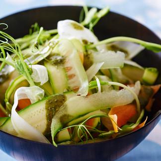 Salade de légumes vinaigrette thé vert The-sa10