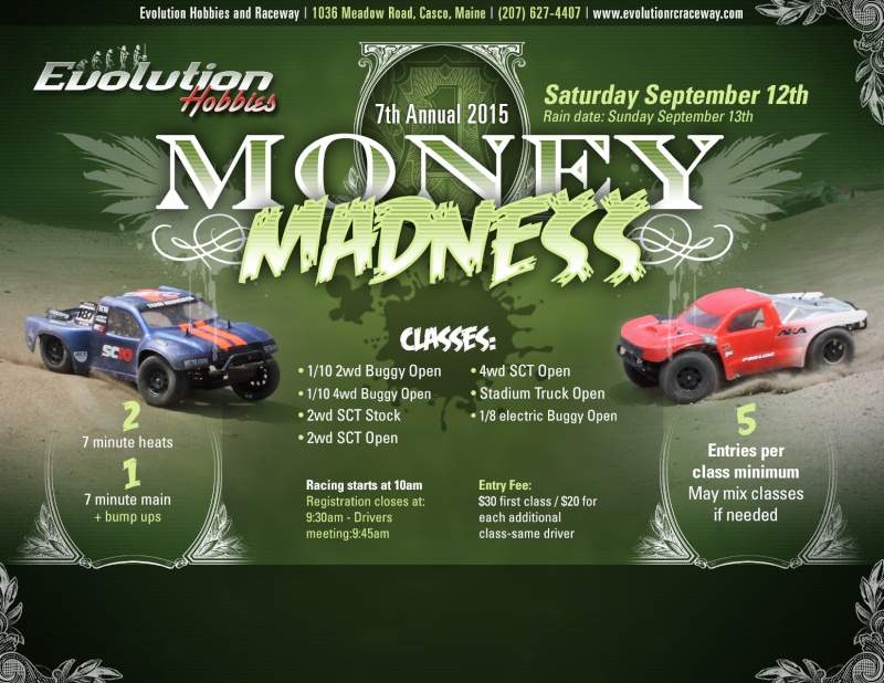 7th Annual 2015 Money Madness Race (MMR)  at Evolution Hobbies  2015_m11
