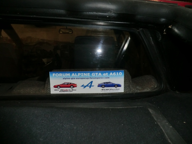 Sticker - Forum Alpine GTA et A610 - Page 12 Cimg6513