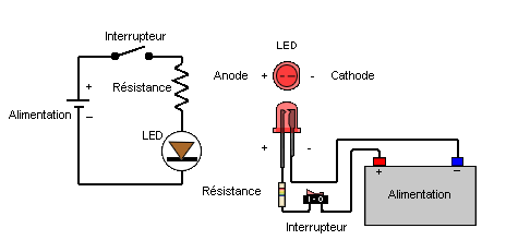 Comment connecter des LEDs? Ledcon11