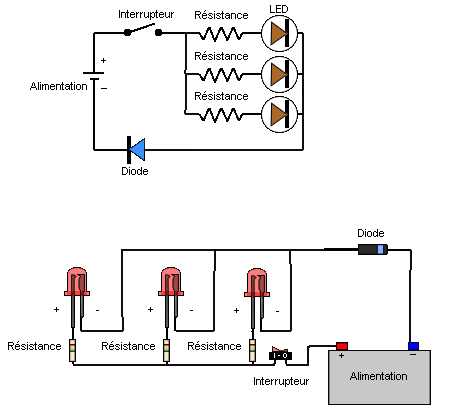 Comment connecter des LEDs? Plusie11