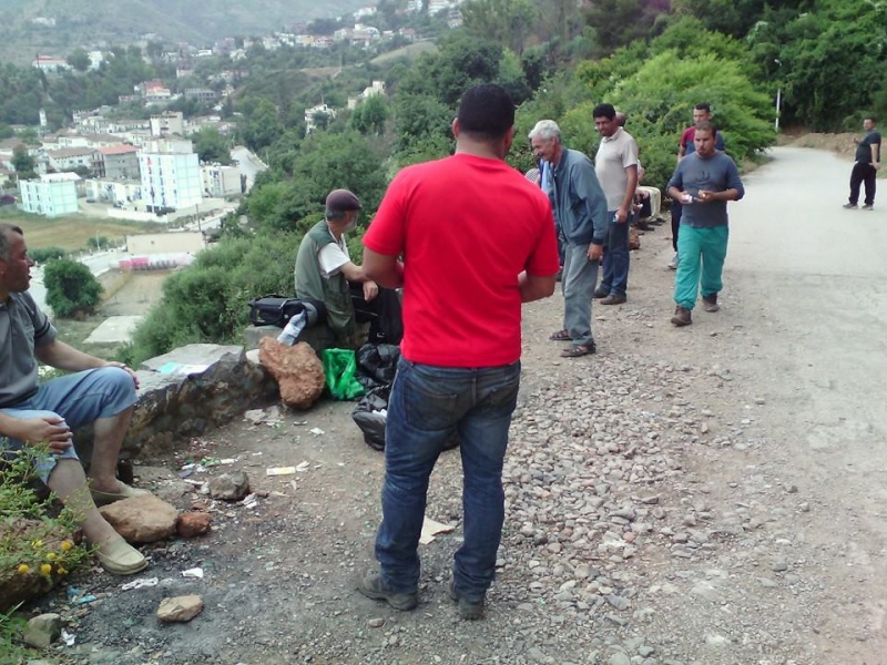 volontariat de nettoyage de la route du Cap  Aokas le 13 juin 2015 534
