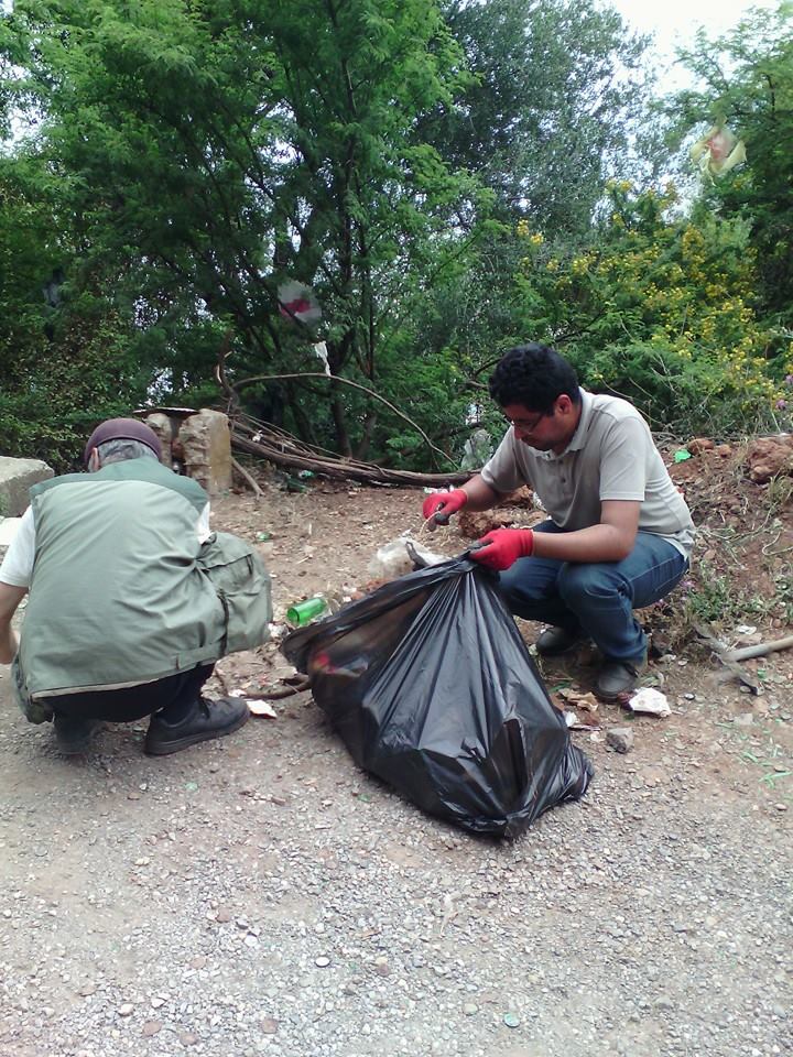 volontariat de nettoyage de la route du Cap  Aokas le 13 juin 2015 544