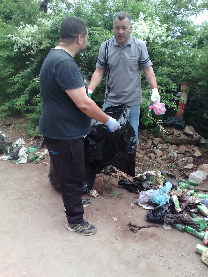 volontariat de nettoyage de la route du Cap  Aokas le 13 juin 2015 551