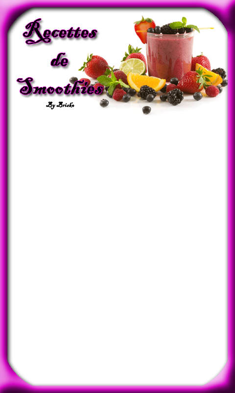 [SOFT] SMOOTHIES v1.10 : Recettes de Smoothies [Dispo & Gratuit] (03/02/2010) Smooth10