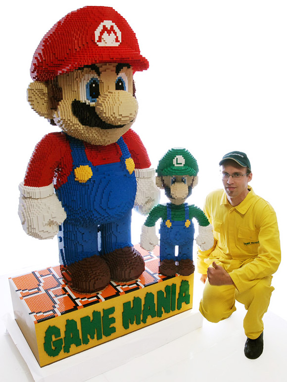 Mario en Lego de Dirk Lego-m10