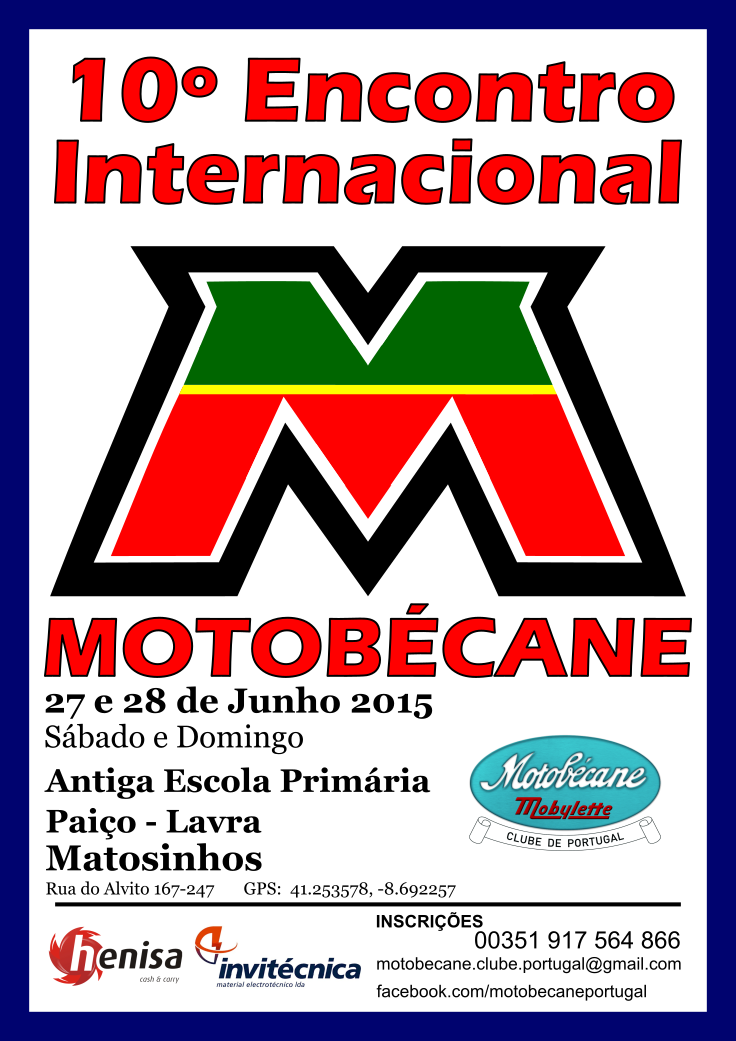 10 Rencontre Internationale Motobecane au Portugal Cartaz10