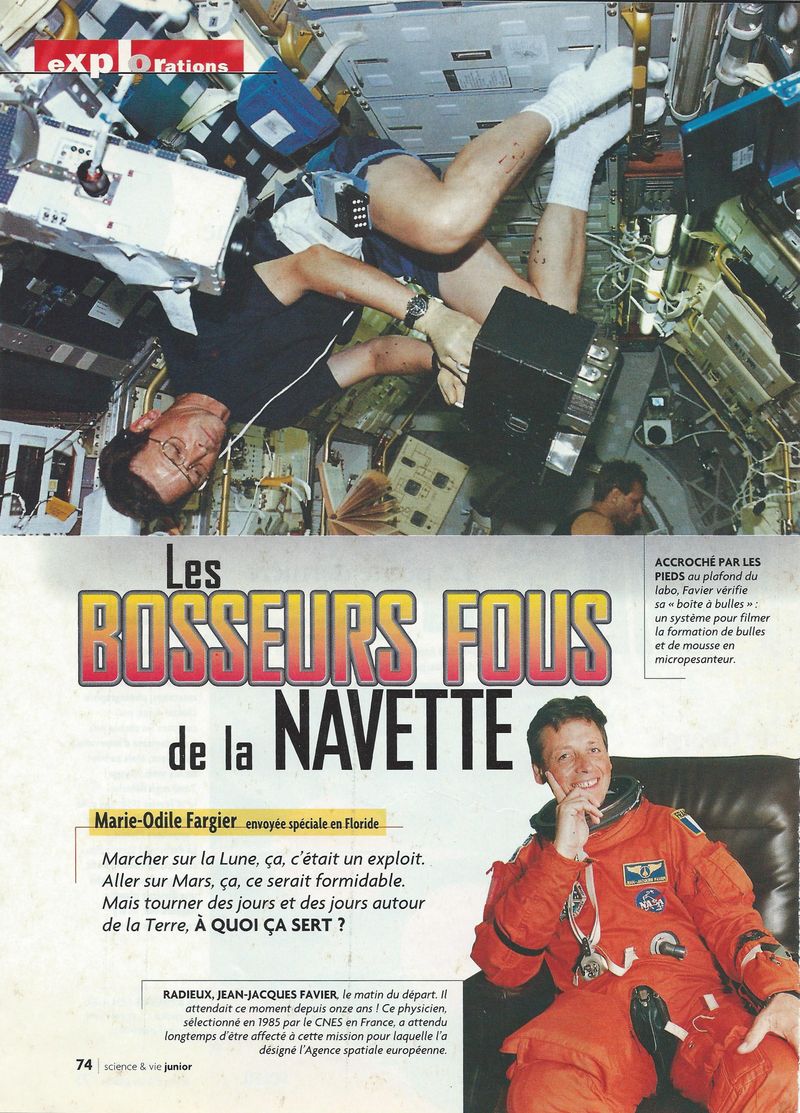 Jean-Jacques Favier - 6 ème Français dans l'Espace 96090010