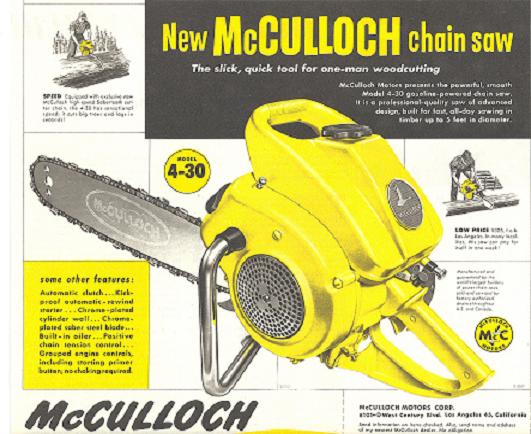 mcculloch chainsaws Mc810