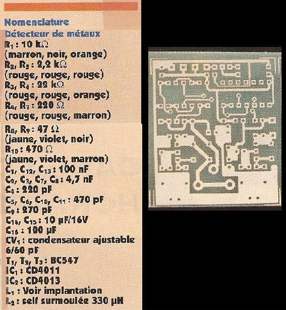 Détecteur de métaux : construction, schéma, plan Tarson10