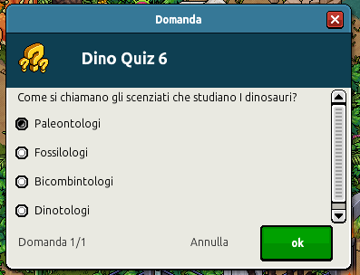 [ALL] Soluzione Quiz Dinosaur World - #6 Scher185