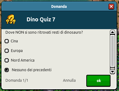 [ALL] Soluzione Quiz Dinosaur World - #7 Scher186