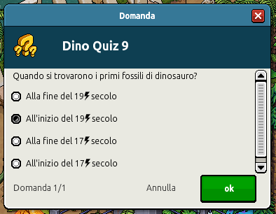 [ALL] Soluzione Quiz Dinosaur World - #9 Scher219