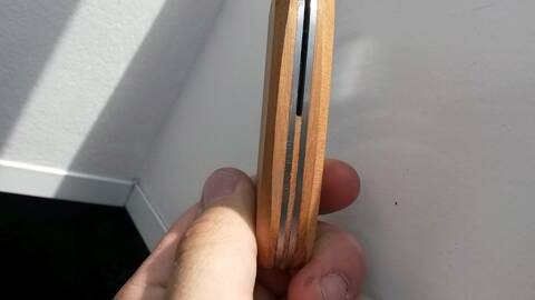 Bushcraft74: fabrication d'un couteau avec une lame de scie circulaire