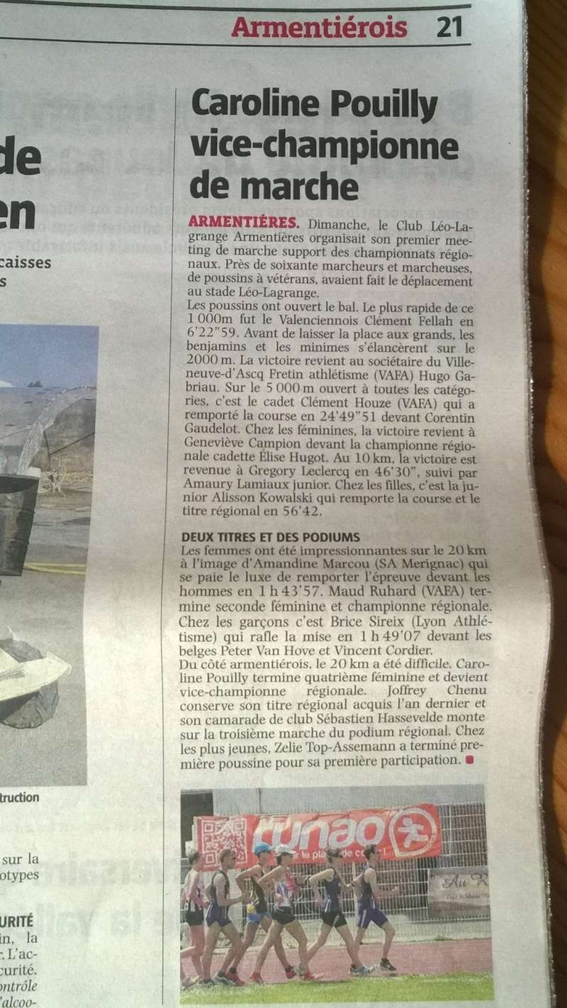Régionaux marche NPC, Armentières(59), 10,20,5 km: 7/6/2015 Articl10