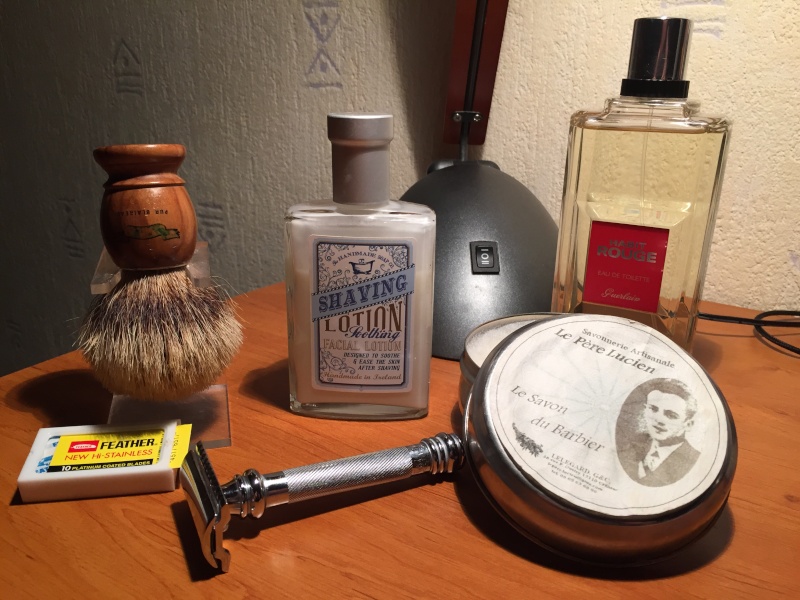 The handmade soap, the shaving lotion Img_0012