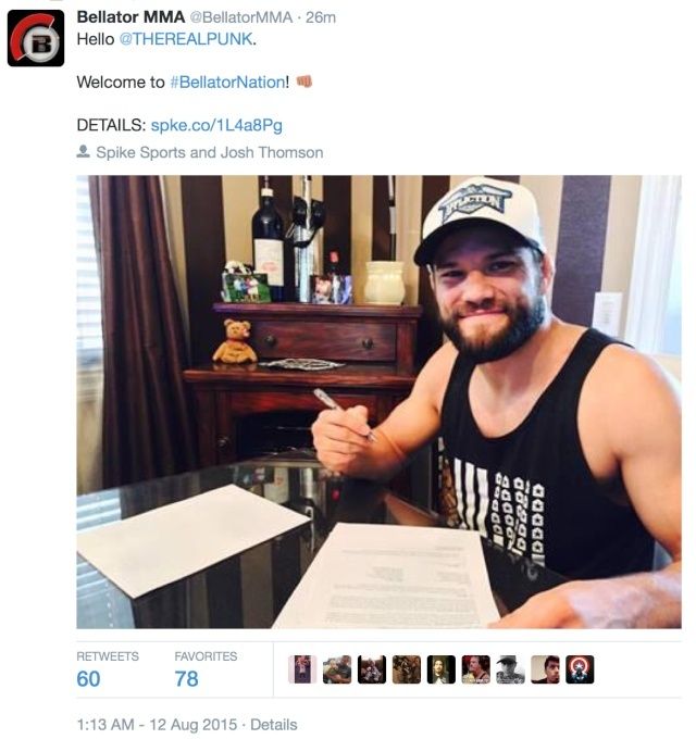 Josh Thomson expected to join Bellator after UFC refused to offer him a contract. Dddd10