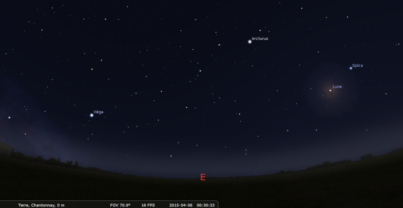 ovnis - 2015: le /04 à 00h30 - Une soucoupe volante -  Ovnis à Chantonnay - Vendée (dép.85) Stella13