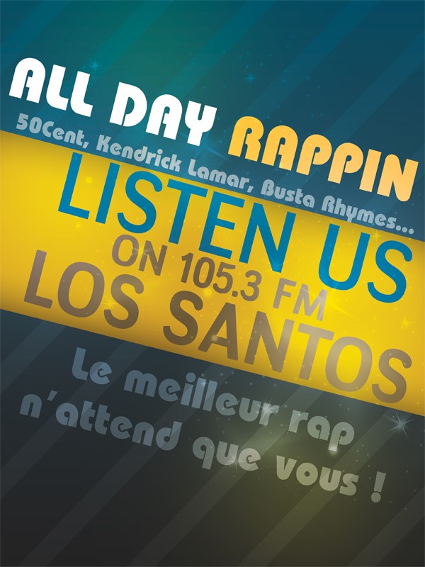[AFFICHE]All day rappin' radio 105.3 FM All-da11