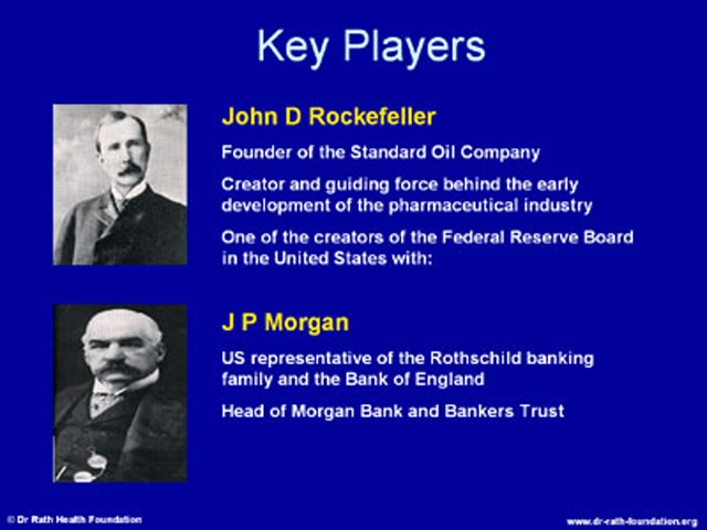  - Le cartel médical et pharmaceutique - Big Pharma - Rockefeller Rothschild J.P. Morgan I.G. Farben  Rockme12