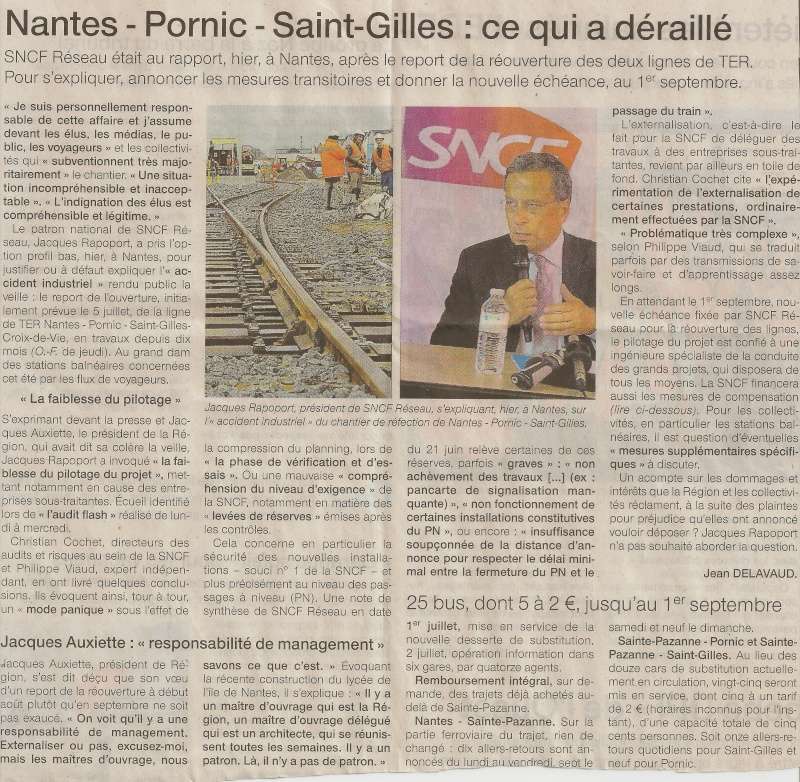 Report de réouverture pour St Gilles et Pornic  Ouest_10