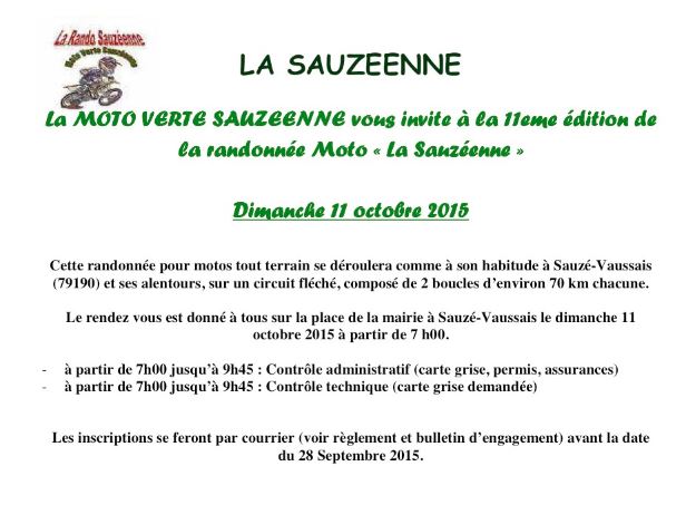 La Sauzéenne (79) - 11 octobre 2015  Sauzev10