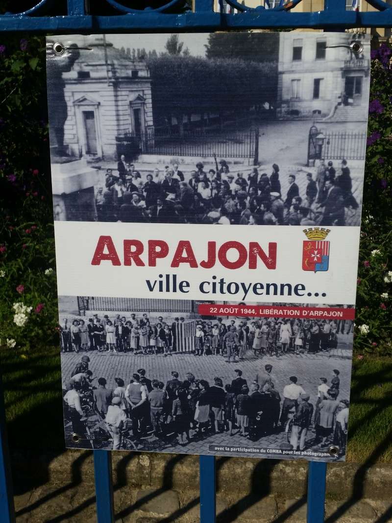 Borne du serment de Koufra: ARPAJON (91) 20150821