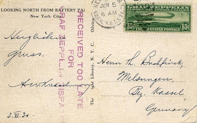 nach - Südamerikafahrt 1930 (Rundfahrt-) Post nach Friedrichshafen" - Seite 5 64_f_t10