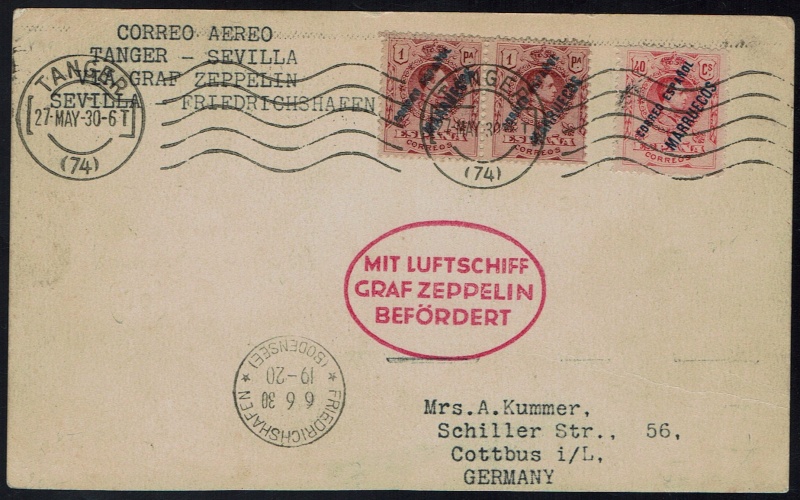 stempel - Südamerikafahrt 1930 (Rundfahrt-) Post nach Friedrichshafen" - Seite 5 64_xvi10