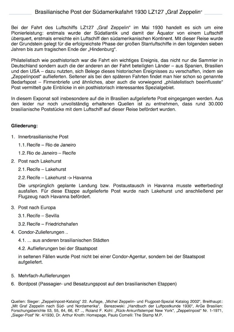 post - Südamerikafahrt 1930 (Rundfahrt-) Post nach Friedrichshafen" - Seite 5 Brasil10