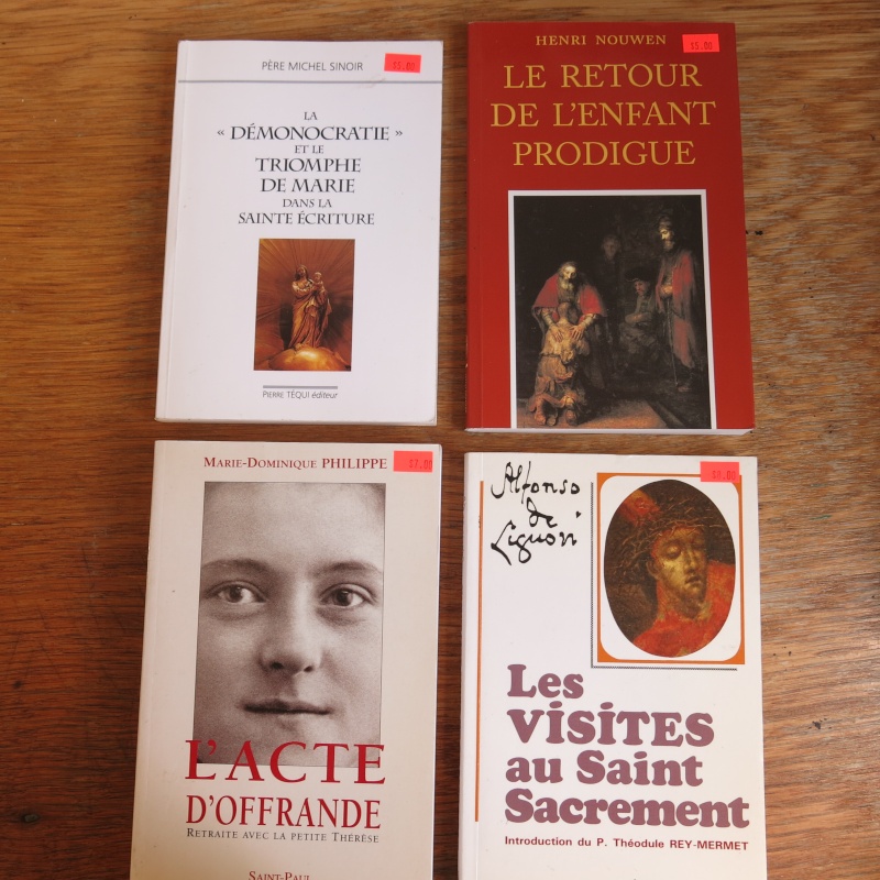 Liste de livres spirituels catholiques à vendre ! 00213