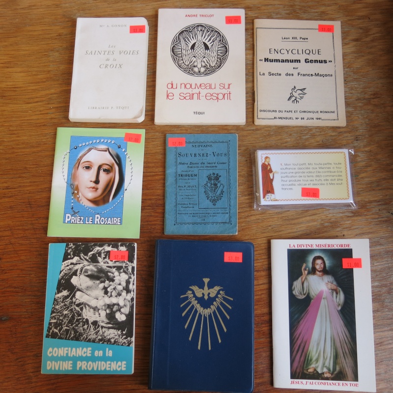 Liste de livres spirituels catholiques à vendre ! 00411