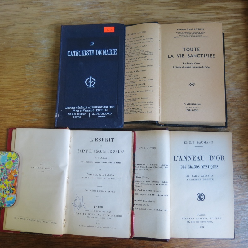 Liste de livres spirituels catholiques à vendre ! 00515