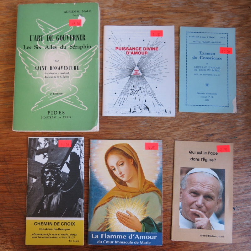 Liste de livres spirituels catholiques à vendre ! 00711