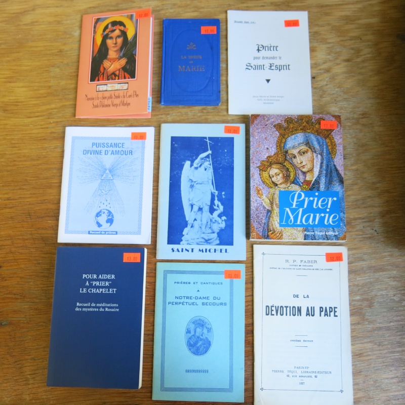 Liste de livres spirituels catholiques à vendre ! 00811