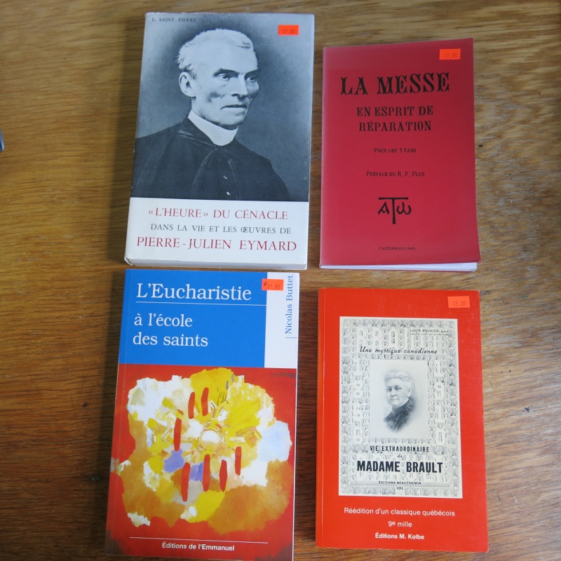 Liste de livres spirituels catholiques à vendre ! 00913