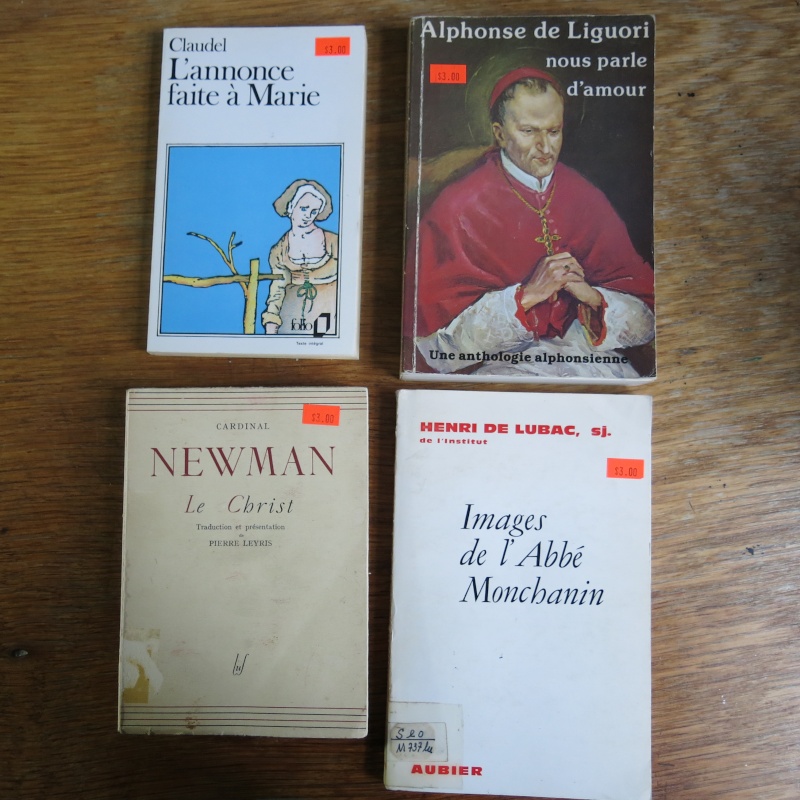 Liste de livres spirituels catholiques à vendre ! 01110