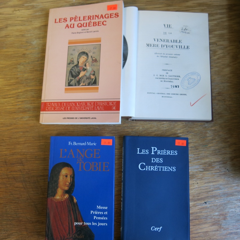 Liste de livres spirituels catholiques à vendre ! 01211