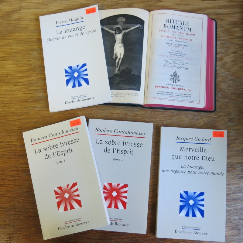 Liste de livres spirituels catholiques à vendre ! 01510