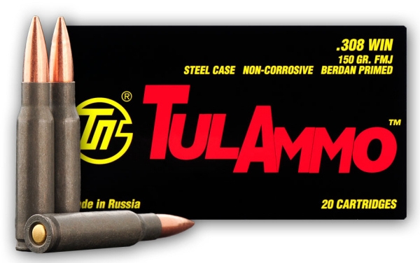 Signification sur les boite de munition Tul Ammo en 223 rem et 308 win Ta308110