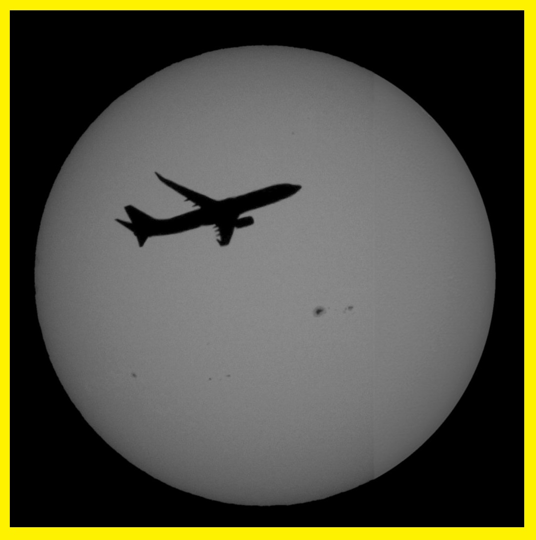 Du Soleil !!! ... et un avion ... 20220313