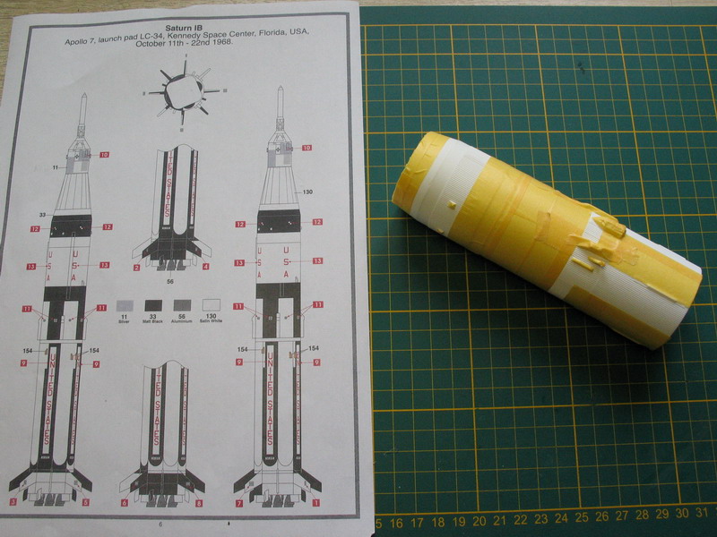 Saturne 1B et la mission Apollo 7 (AIRFIX 1/144) : le FINAL ! - Page 2 Satur121