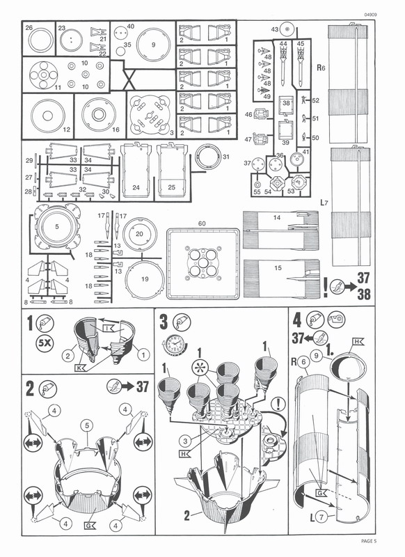 * 1/144  Mission Apollo 8 : il y a 50 ans !    REVELL Saturn19