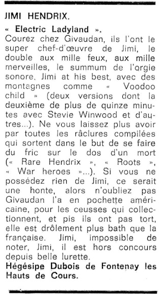 Jimi Hendrix dans la presse musicale française des années 60, 70 & 80 - Page 14 Hendri14