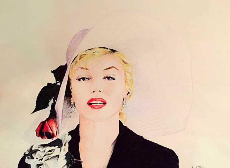 dessin Marilyn Monroe