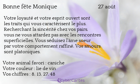 Joyeux Anniversaire Monique