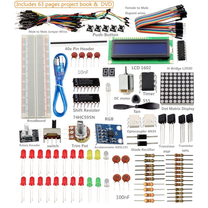 Amazon - I 5 kit più vantaggiosi di Arduino su Amazon 71jshj10