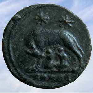 Nummus à la louve Roma 1212