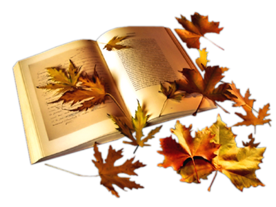 automne - Défi du 5-6-7 Octobre / Livre & feuilles automne Livref10